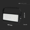 Naświetlacz LED 250W 120lm/W 120° - VT-253D