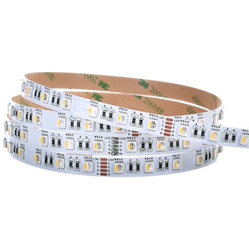 Taśma LED RGBW 300 SMD 4w1 24V 14.4W + zimna 6000K - hermetyczna IP65