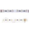 Taśma LED RGBW 300 SMD 4w1 24V 14.4W + zimna 6000K - hermetyczna IP65