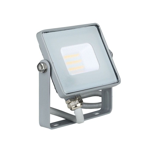 Naświetlacz LED 10W 80lm/W szary - VT-10-G