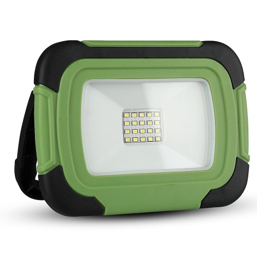 Naświetlacz LED z akumulatorem 10W 70lm/W 100° - VT-10-R