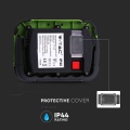 Naświetlacz LED z akumulatorem 10W 70lm/W 100° - VT-10-R