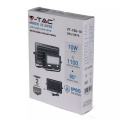 Solarny naświetlacz LED z panelem fotowoltaicznym 10W 110lm/W 90° - VT-788-10