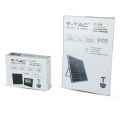 Solarny naświetlacz LED z panelem fotowoltaicznym 12W 45lm/W 120° - VT-25W