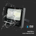 Solarny naświetlacz LED z panelem fotowoltaicznym 12W 45lm/W 120° - VT-25W