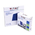 Solarny naświetlacz LED z panelem fotowoltaicznym 20W 82lm/W 120° - VT-60W