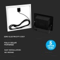 Solarny naświetlacz LED z panelem fotowoltaicznym 20W 82lm/W 120° - VT-60W