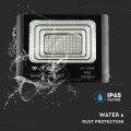 Solarny naświetlacz LED z panelem fotowoltaicznym 20W 82lm/W 120° - VT-60W