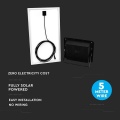 Solarny naświetlacz LED z panelem fotowoltaicznym 40W 77lm/W 120° - VT-200W