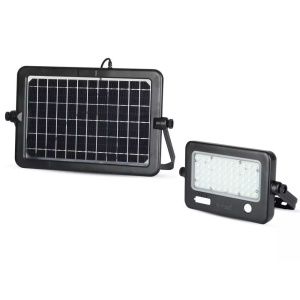Solarny naświetlacz LED z panelem fotowoltaicznym 10W 110lm/W 90° - VT-788-10