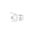 Lampa ogrodowa elewacyjna BART EL-235 - Rysunek Techniczny