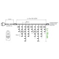 Kurtynka świetlna LED "Sople FLASH" - 120 LED 5mb IP44 - ciepłe
