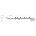 Lampki choinkowe LED "Kulki 1.5cm" do wewnątrz - 100 LED 10mb - zimne