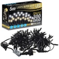 Lampki choinkowe LED (super gęste) na zewnątrz - 300 LED 2x2,5m - zimna-ciepła