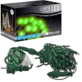 Lampki choinkowe LED na zewnątrz - 100 LED 10mb - zielone