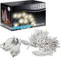 Lampki choinkowe LED "FLASH" na zewnątrz - 100 LED 10mb - ciepłe