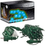 Lampki choinkowe LED - 100 LED 10mb IP44 - niebieskie