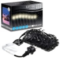 Kurtynka świetlna LED "Sople FLASH" - 120 LED 5mb IP44 - ciepłe