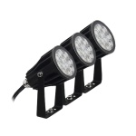 Oprawa ogrodowa RGB+CCT (RGBWW) 3x6W - 230VAC - dogruntowa - FUTC08A - zestaw