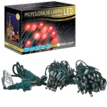 Lampki choinkowe LED - 100 LED 10m IP65 - czerwony