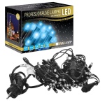 Lampki choinkowe LED - 100 LED 10m IP65 - niebieskie morskie