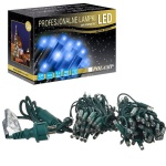 Lampki choinkowe LED - 100 LED 10m IP65 - niebieskie