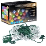 Lampki choinkowe LED "Kwiatki" - 100 LED 10mb IP20 - zielone