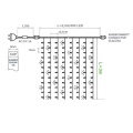 Kurtyna świetlna LED "FLASH" - 600 LED 2.5x3mb IP65 - białe ciepłe