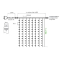 Kurtyna świetlna LED "efekt wodospadu" - 720 LED 2.5x3mb IP44 - białe zimne