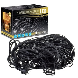 Siatka LED "FLASH" - 278 LED 3m IP65 - białe zimne