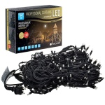 Kurtyna świetlna LED - 400 LED 5x1mb IP65 - białe ciepłe