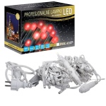 Lampki choinkowe LED "FLASH" - 100 LED 10m IP65 - czerwone