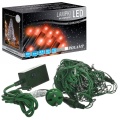 Lampki choinkowe LED z programatorem - 100 LED 10mb IP44 - czerwone