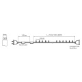 Lampki choinkowe LED - 60 LED 6mb IP20 - żółte