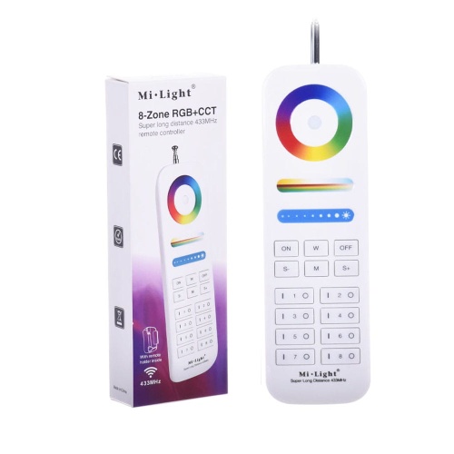 Pilot LED - RGB+CCT - 8 strefowy - FUT086 - LoRa 433MHz