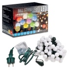 Lampki choinkowe LED "Kulki" - 100 LED 10mb IP44 - fioletowe