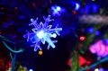 Lampki choinkowe LED "Śnieżynki" - 100 LED 10mb IP20 - multikolor