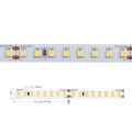 Taśma LED 640 SMD 2835 24V 10W 150lm/W zimna 6000K