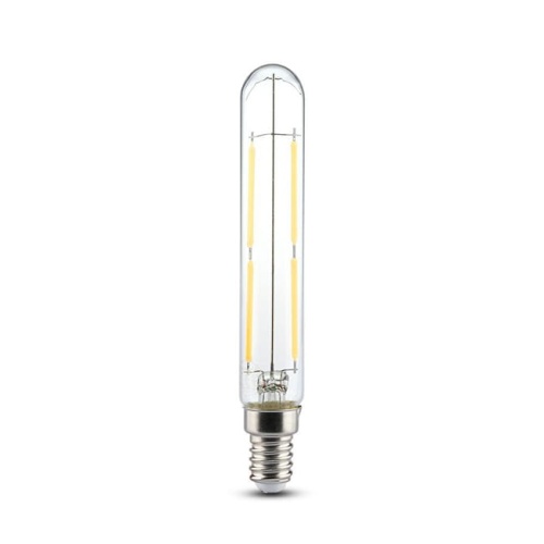 Żarówka LED dekoracyjna E14 T20 Filament 4W biała zimna 6000K 400lm - VT-2204