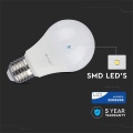 Żarówka LED E27 A60 6.5W biała neutralna 4000K 806lm - VT-265