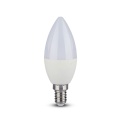 Żarówka LED E14 C30 3.5W - RGB+zimna - Sterowanie RF - ściemnialna - VT-2214