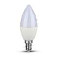 Żarówka LED E14 C30 4.5W biała zimna 6400K 470lm 180° - VT-255