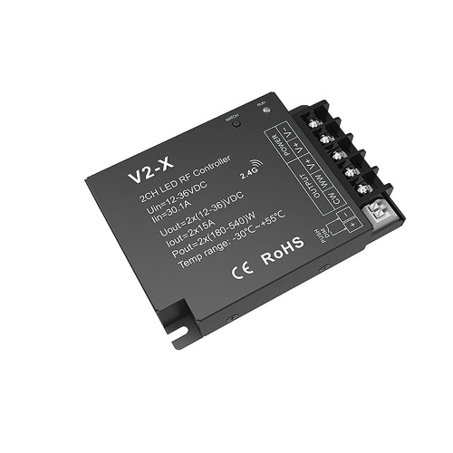 Odbiornik LED - CCT - 12-36V DC 2x15A - V2-X