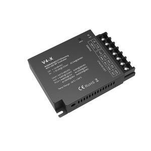 Odbiornik LED - RGB+W - 12-48V DC 4x8A - V4-X