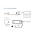 Odbiornik LED 0/1-10V - Mono - 5-36 DC 8A - LV - Rysunek techniczny