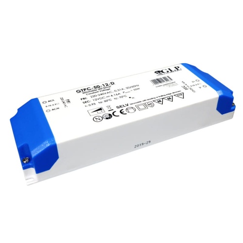 Zasilacz LED napięciowy z DIMM w kompaktowej obudowie 24V 2.08A 50W GTPC-50-24-D