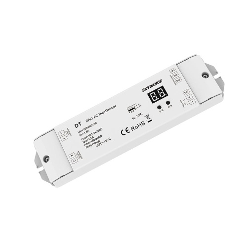 Odbiornik LED triakowy (DALI) - ściemniacz do żarówek 230VAC 200W - DT