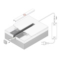 Profil aluminiowy LED HIDE10 anodowany z kloszem