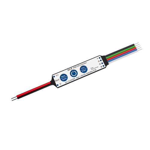 Sterownik LED mini - RGB - 12-24V DC 4.5A - Q3-S