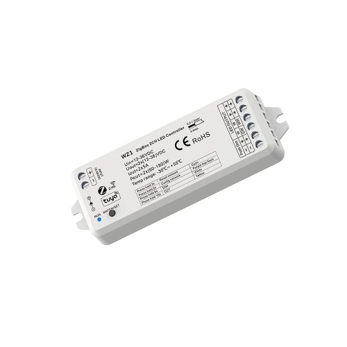 Odbiornik LED 2w1 (ZigBee) - Mono /CCT - 12-36V DC 10A - Tuya - WZ1